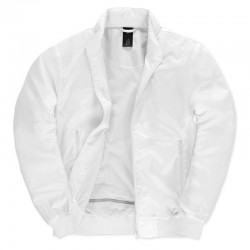 White/ White Linning B&C Trooper Bomber Jacket